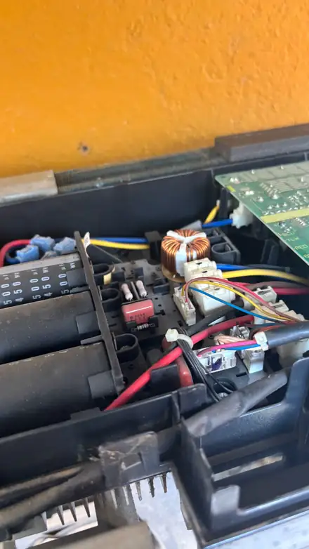 Detall electrònic d'una unitat durant el diagnòstic
